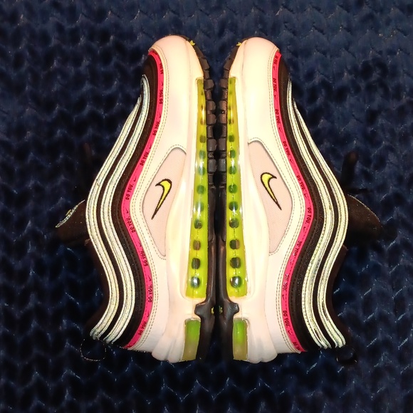 Nike Air max.. size 9 men's. White/pink/blck/lime - Picture 3 of 8